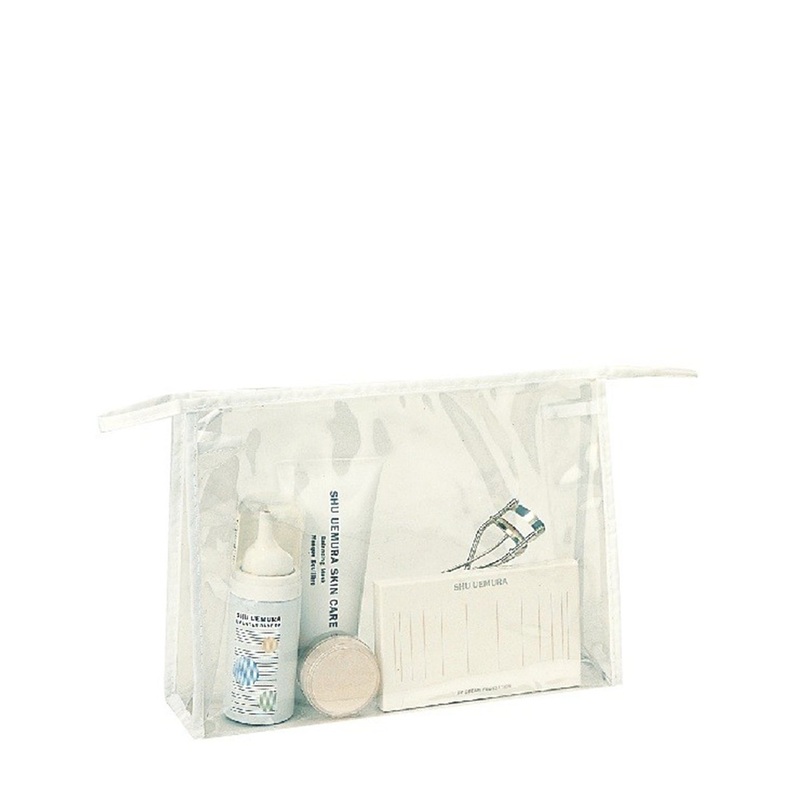 Zippered Clear Makeup Bag for Travel