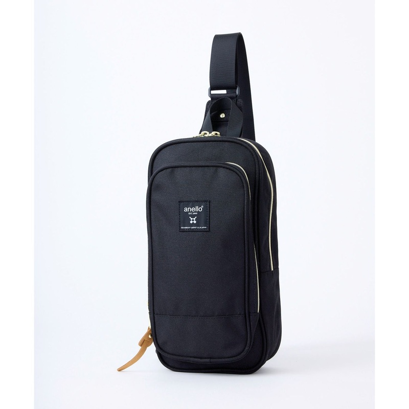 Anello Cross Bottle Cross Body Bag (Black)