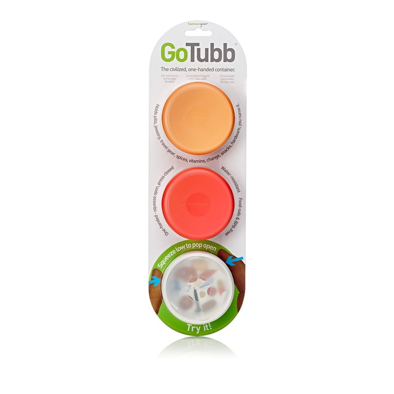 Humangear Gotubb 3-Pk Med/83Cc (Red/Org/Cle)