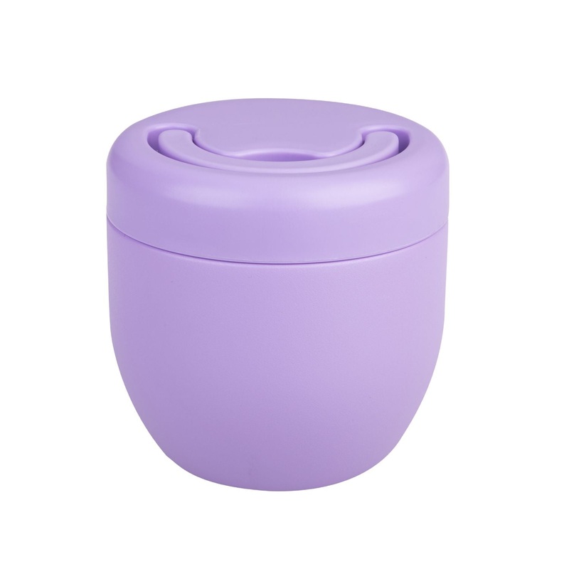 Oasis Stainless Steel Insulated Food Container with Handle 470ML - Lavender
