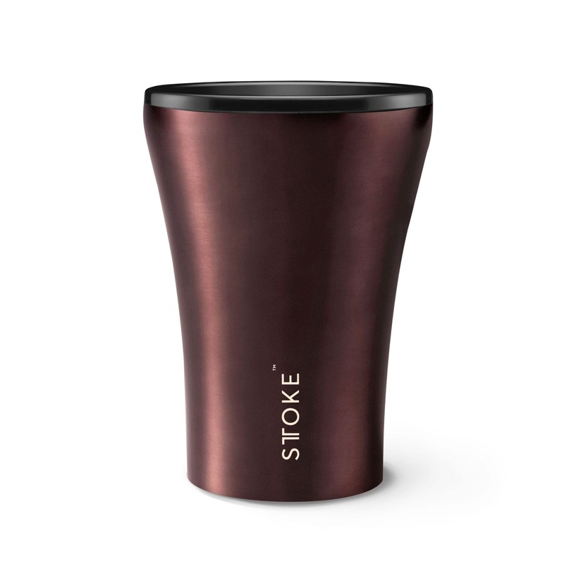 STTOKE Limited Edition Insulated Ceramic Cup 8oz - Rustic Brown