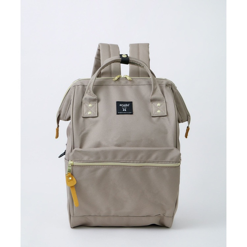 Anello Cross Bottle Kuchigane Backpack R (Grey Beige)