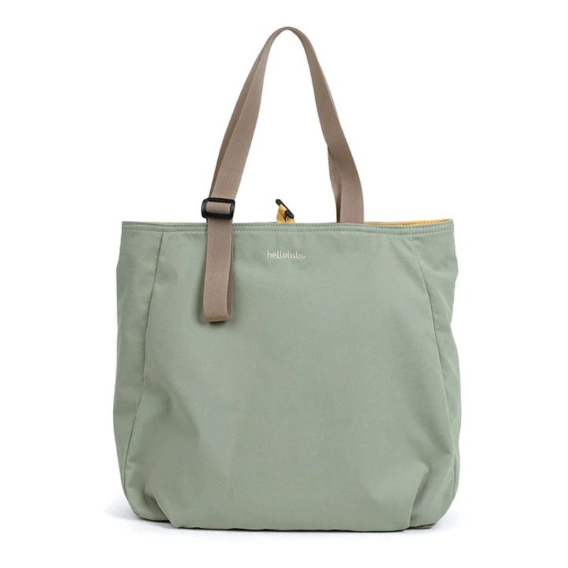 Hellolulu Jonna Double Sided Versatile Tote Recycled (Pastel Green/Daisy Yellow)