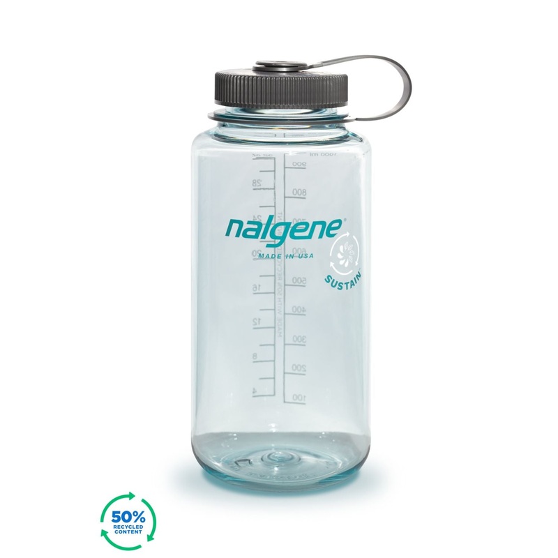 Nalgene 32oz Wide Mouth Sustain Water Bottle - Seafoam