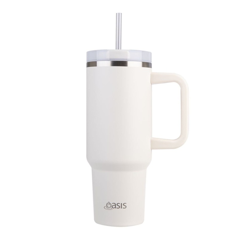 Oasis Stainless Steel Insulated Commuter Travel Tumbler 1.2L - Alabaster