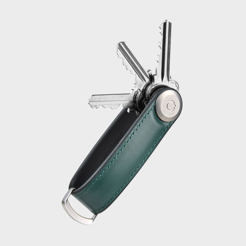 Orbitkey Hybrid Leather Key Organiser (Pine Green)