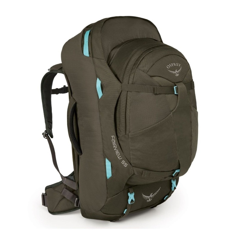 Osprey Fairview Travel Pack 55 Backpack - Extra Small/Small -  Women's Travel - Trekking (Misty Grey)