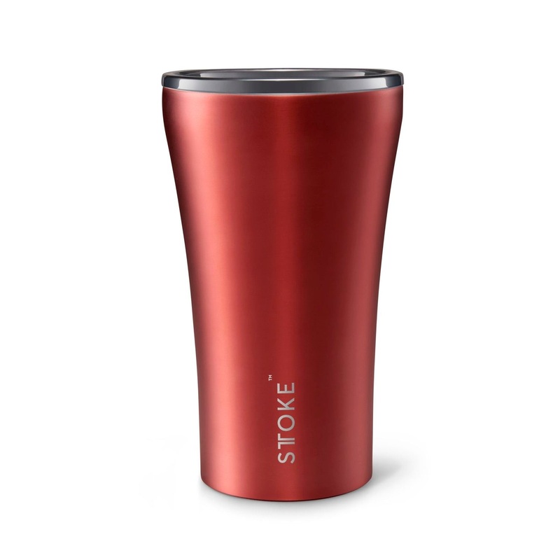 STTOKE X'mas Classic Insulated Ceramic Cup 12oz - Satin Red