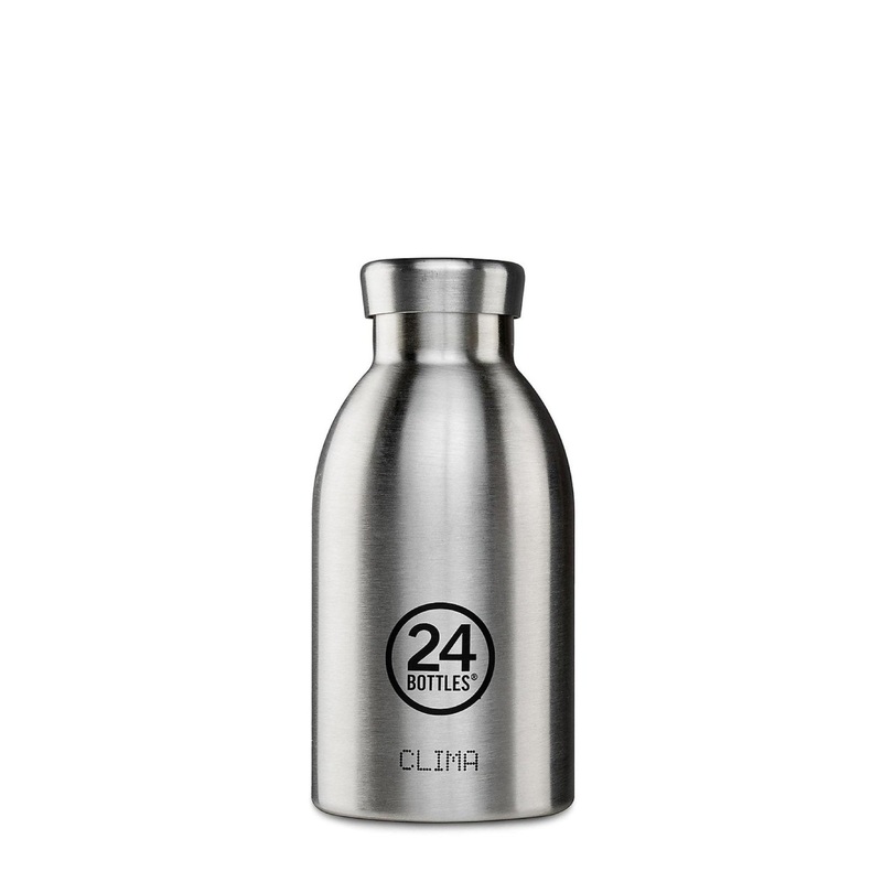 24 Bottles Clima 330ML Insulated Water Bottle - Steel