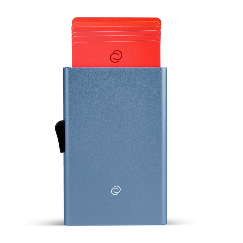 C-Secure Aluminium Cardholder (Dark Blue 647C)