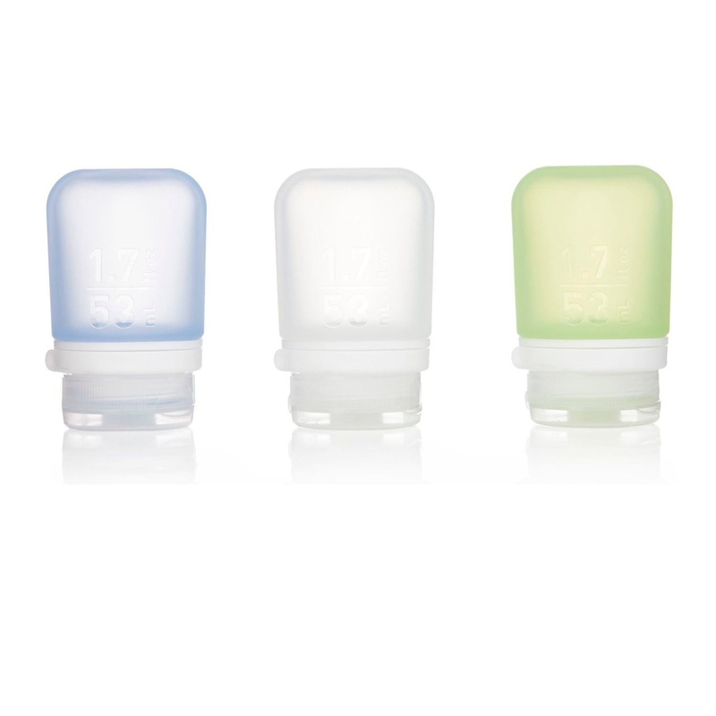 Humangear Small Gotoob Travel Bottle  1.7Oz/53Ml (Clear/Green/Blue)