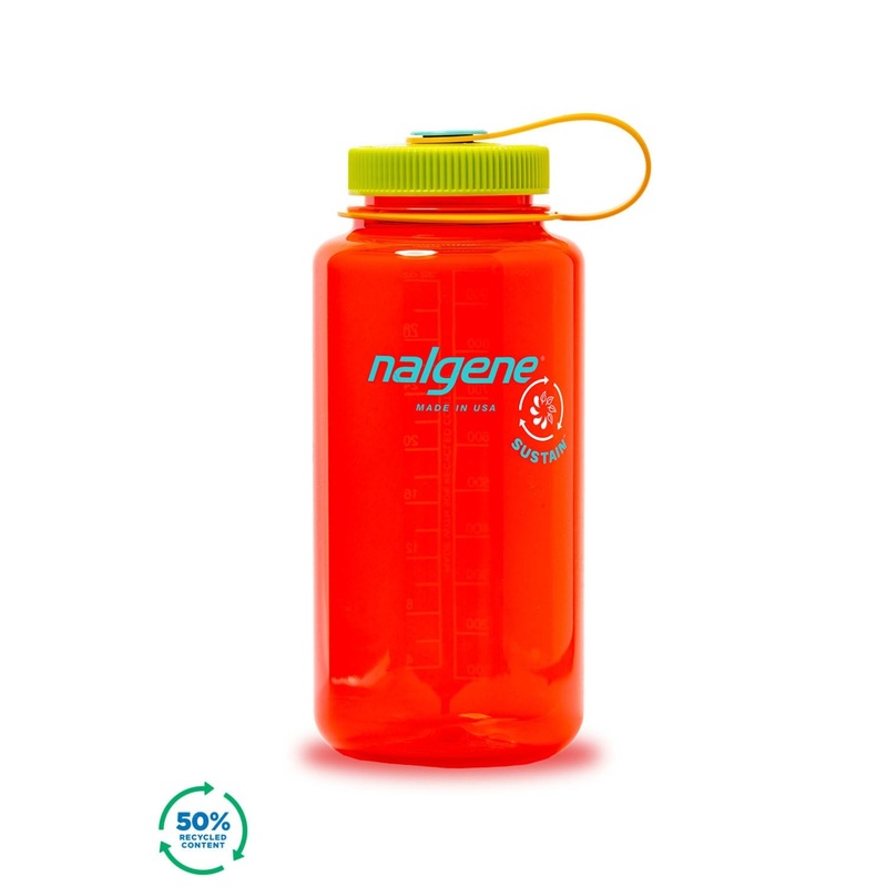 Nalgene 32oz Wide Mouth Sustain Water Bottle - Pomegranate