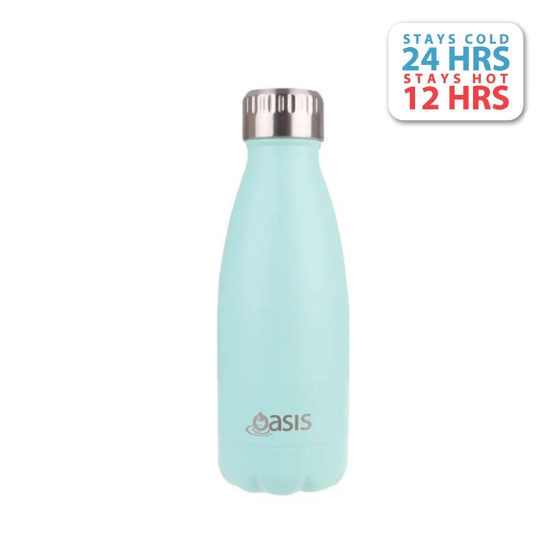 Oasis Stainless Steel Insulated Water Bottle 350ML - Matte Mint