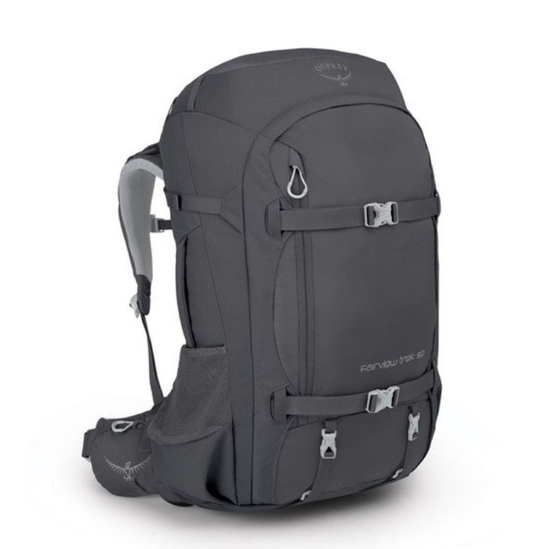 Osprey Fairview Trek Travel Pack 50 Backpack - Women's Travel Pack - Backpacking (Charcoal Grey)