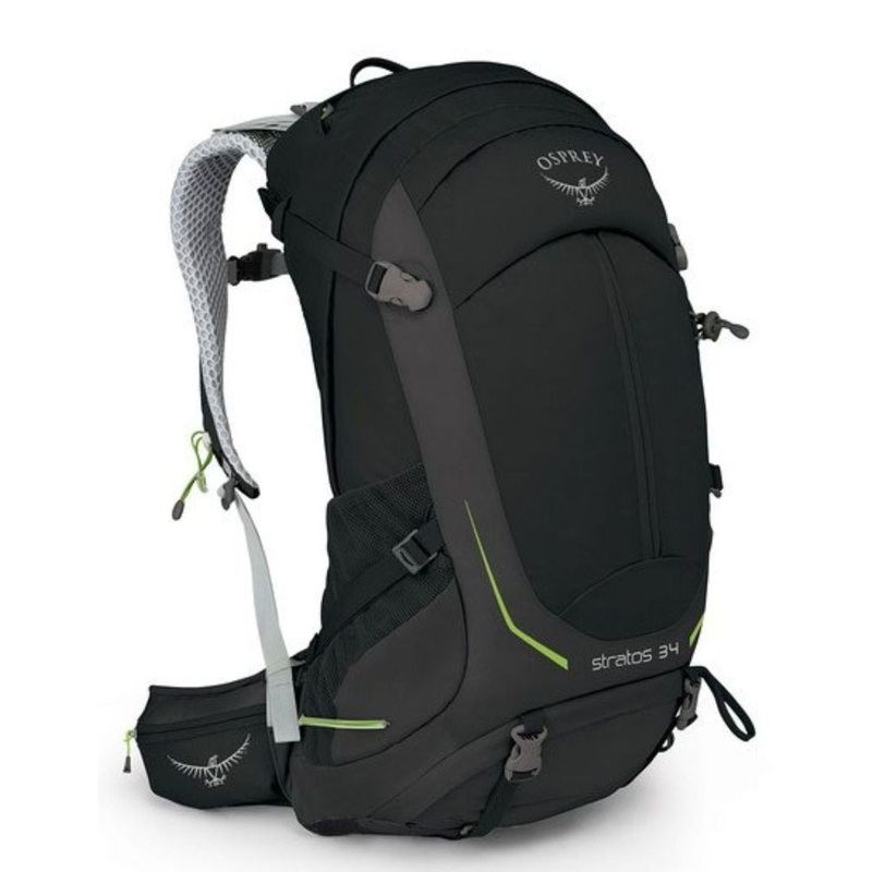 Osprey Stratos 34 Backpack - Small/Medium - Men's Day Hiking (Black)