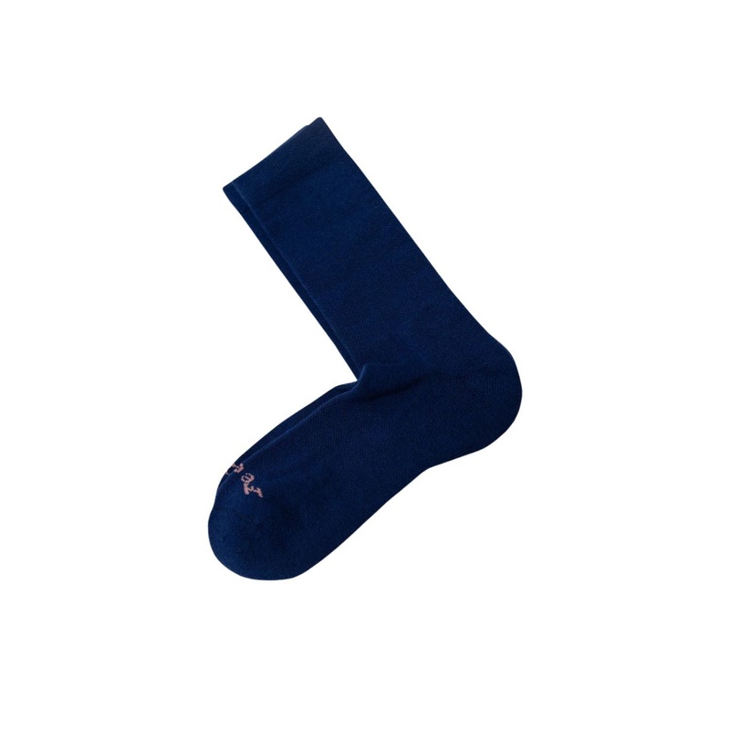 Paire Merino Wool-Blend Calf Sock (Stormy Blue) - L