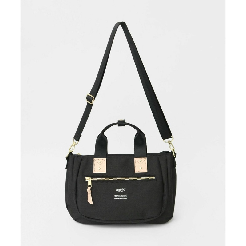 Anello Atelier 2Way Mini Tote Bag (Black)