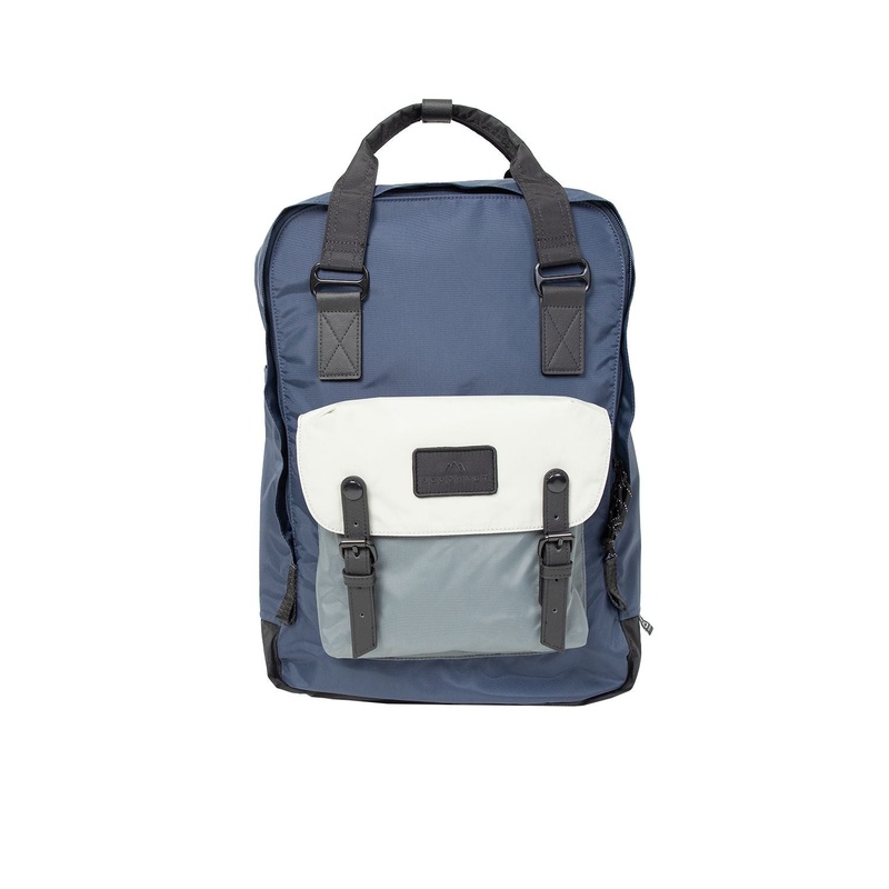 Doughnut Macaroon Large Go Wild Series Backpack -  Navy X Grey