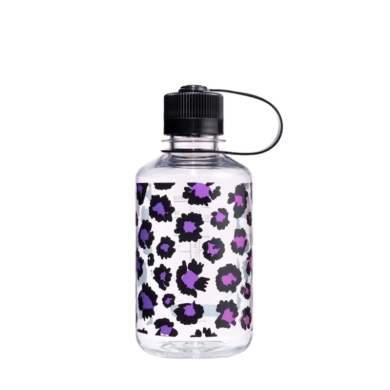 Nalgene 16oz Narrow Mouth Sustain Water Bottle  - Clear Rainbow Cheetah