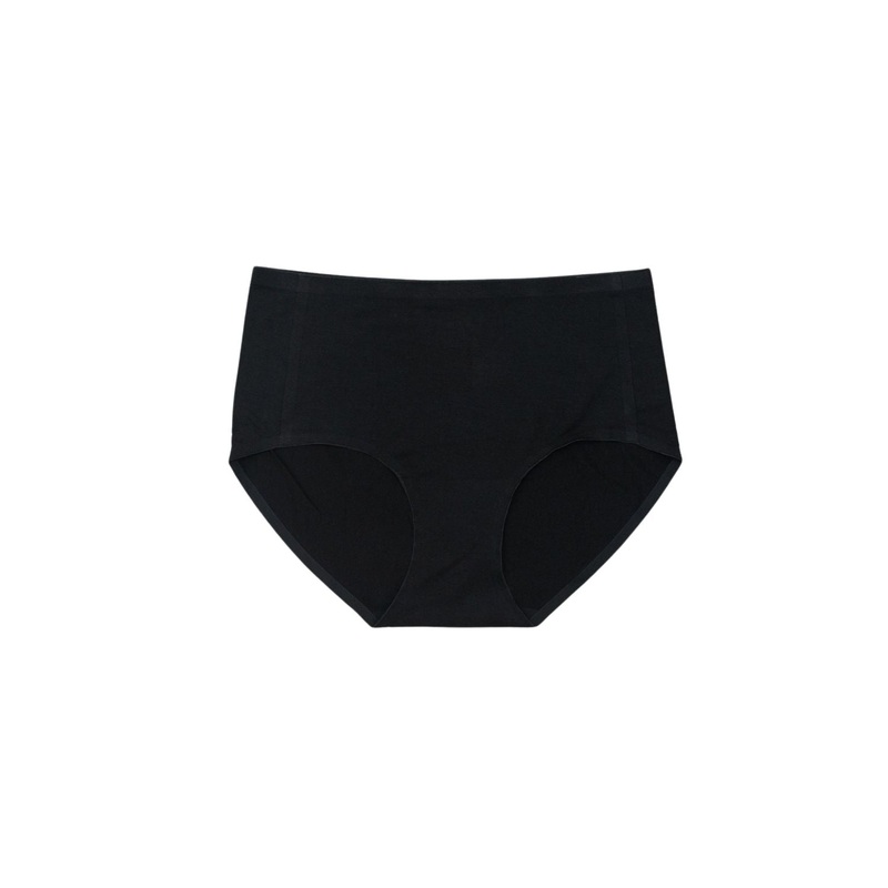 Paire BioTracker Mid Waisted Full Brief (Black) - S