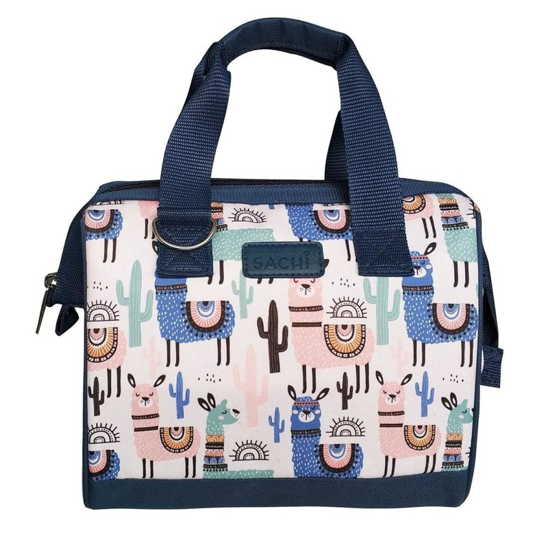 SACHI Insulated Lunch Bag - Llamas