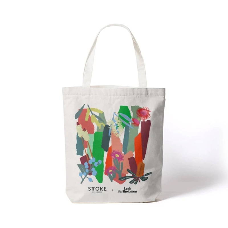 STTOKE Leah Canvas Tote Bag (White)