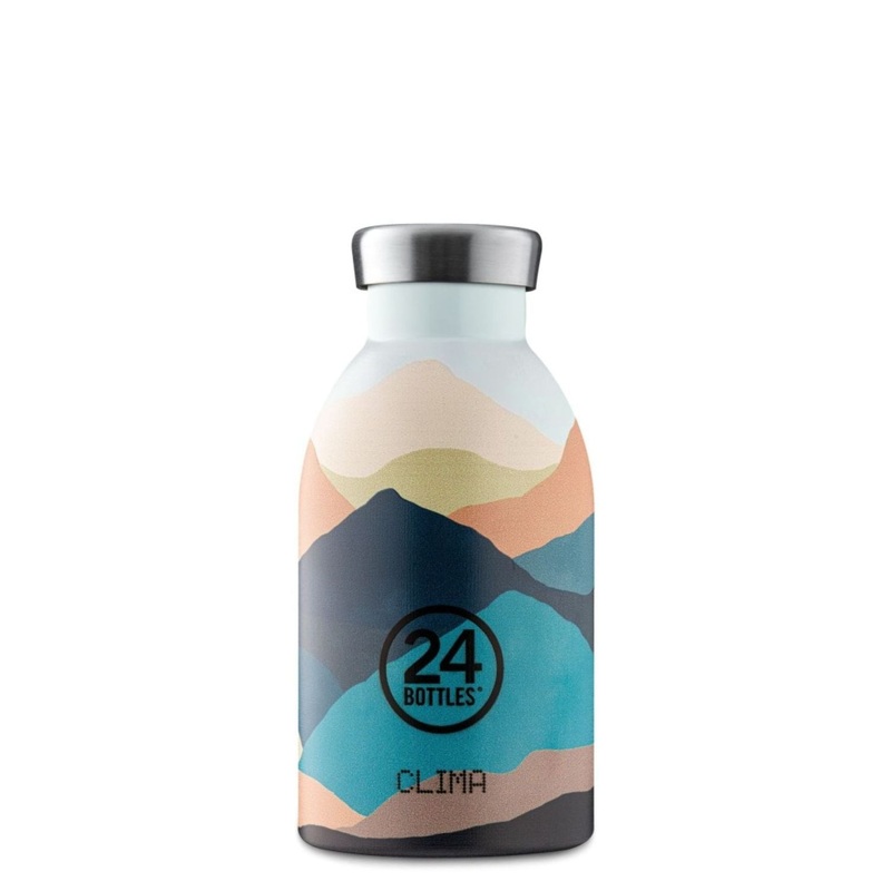 24 Bottles Clima 330ML Insulated Water Bottle - Mountains