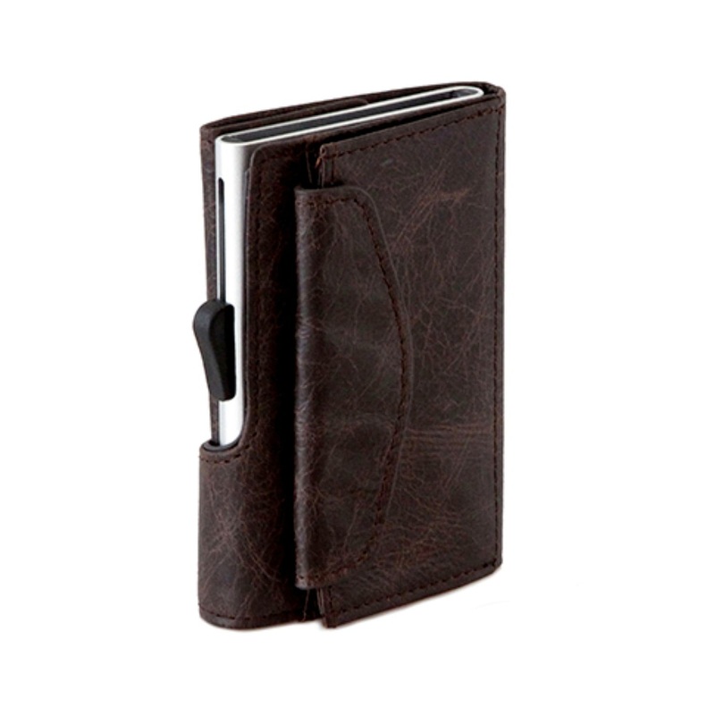 C-Secure Italian Leather Wallet (Brown 2006)