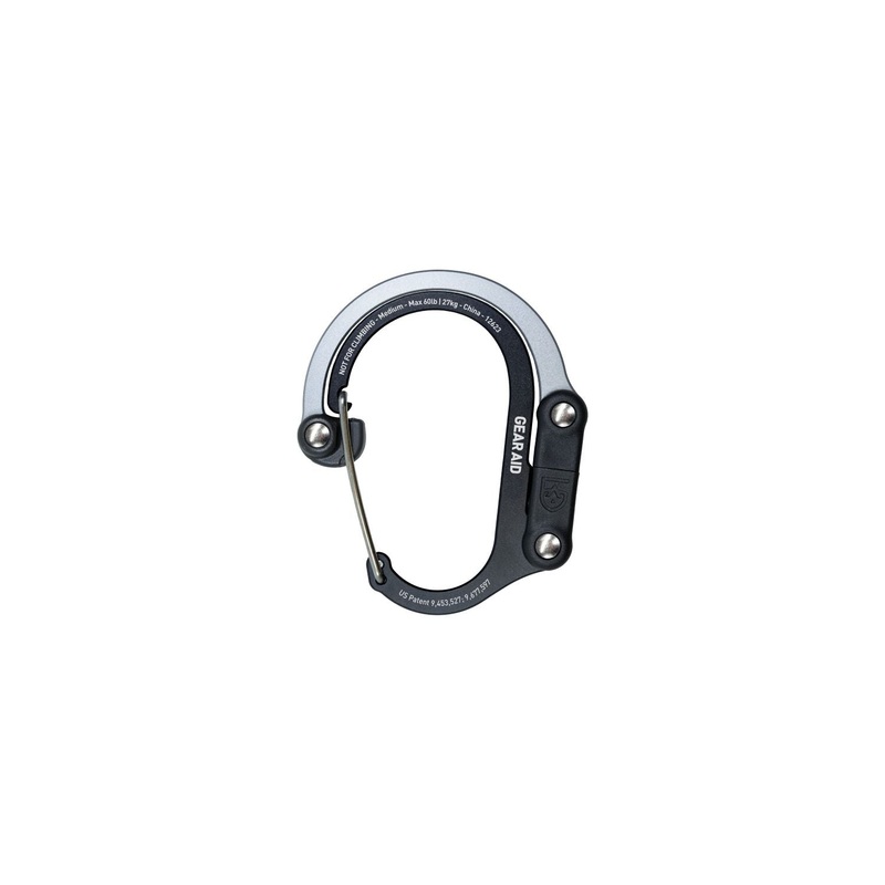 Heroclip Carabiner Medium - Black & Gray