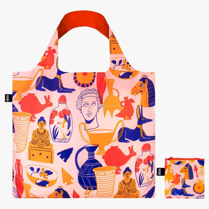 LOQI Artist Bag - Kimberly Carpenter - Ancient Artefacts Recycled