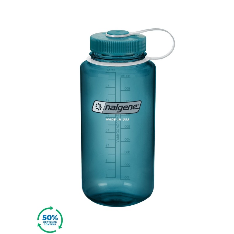 Nalgene 32oz Wide Mouth Sustain Water Bottle - Cadet