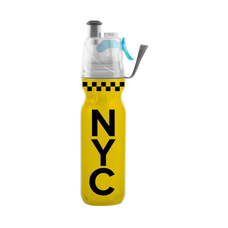 O2COOL Arctic Squeeze Mist 'N Sip Insulated Water Bottle 20oz Bottle (Nyc)