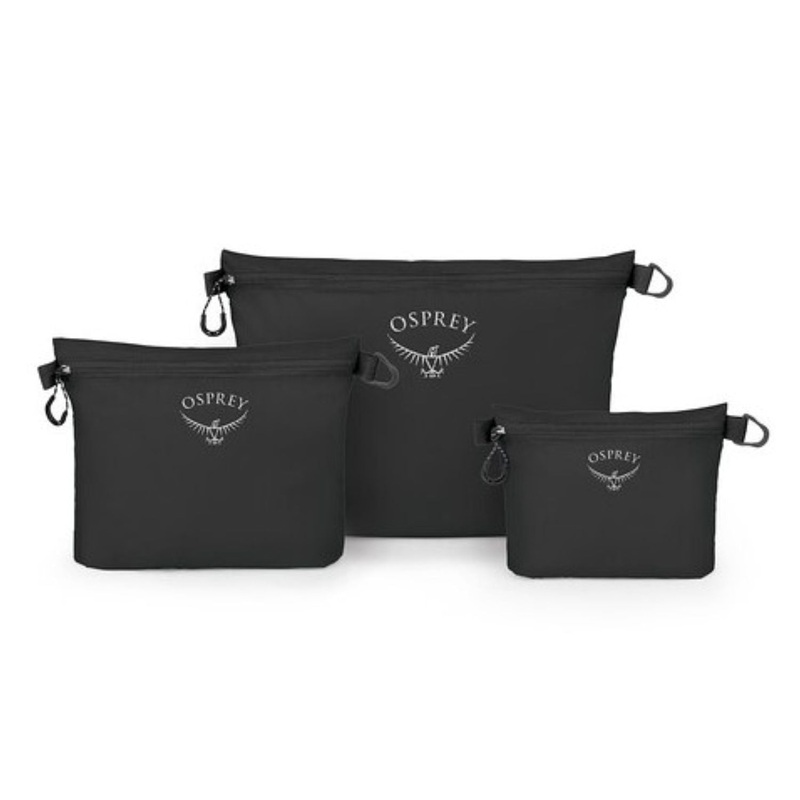 Osprey Ultralight Zipper Sack Set (Black)