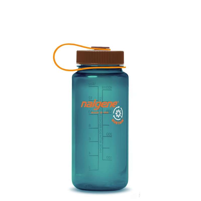 Nalgene 16oz Wide Mouth Sustain Water Bottle - Teal
