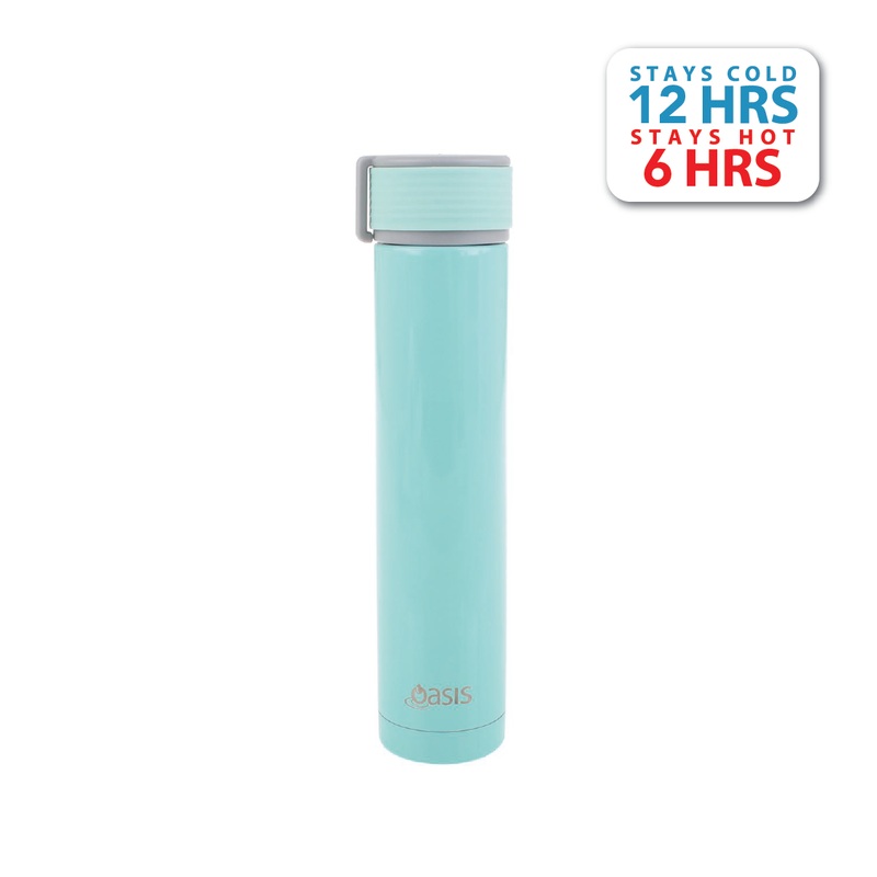 Oasis Skinny Mini Insulated Water Bottle 250ML - Mint