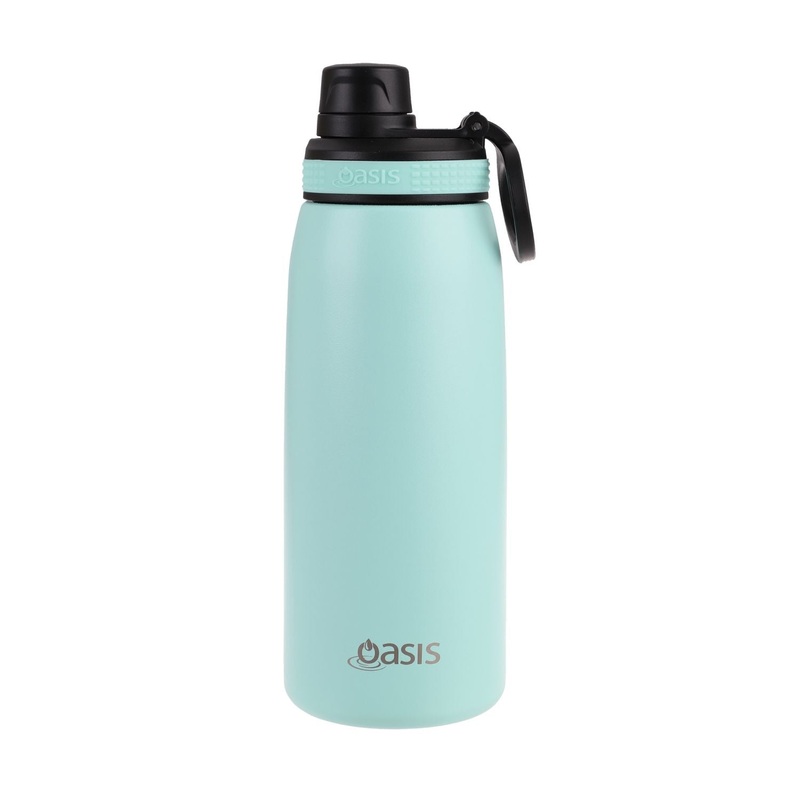 Oasis Stainless Steel Insulated Sports Water Bottle with Screw Cap 780ML - Mint