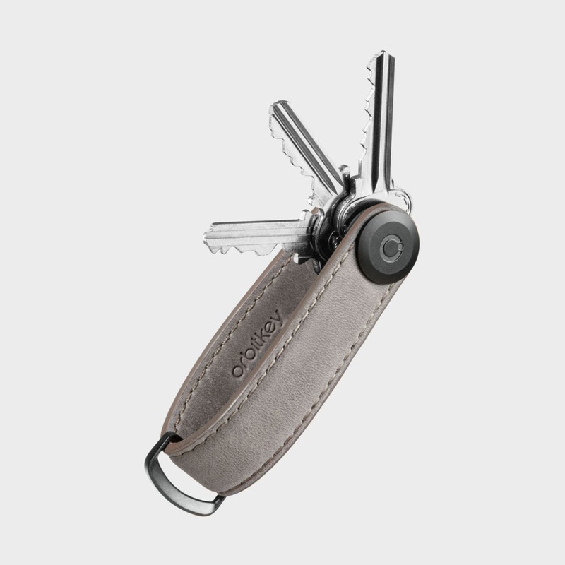 Orbitkey Crazy Horse Leather Key Organiser (Driftwood)
