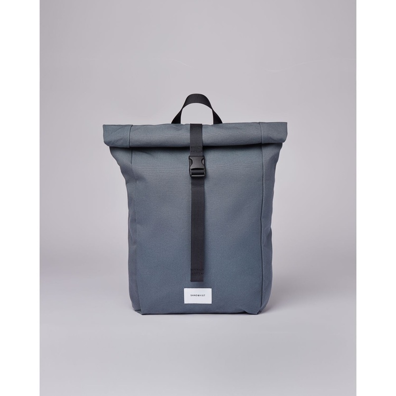 Sandqvist Kaj Backpack - Dark Slate W/ Navy Webbing