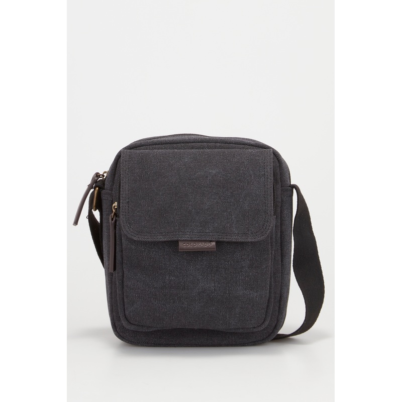 Blake Canvas/Lea Trim Mini Bag
