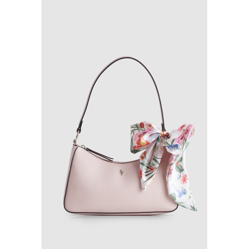 Floral Scarf Shoulder Bag