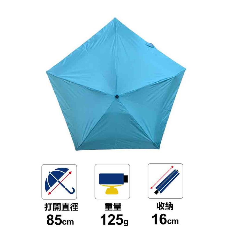 125g  5 Fold Teflon Umbrella