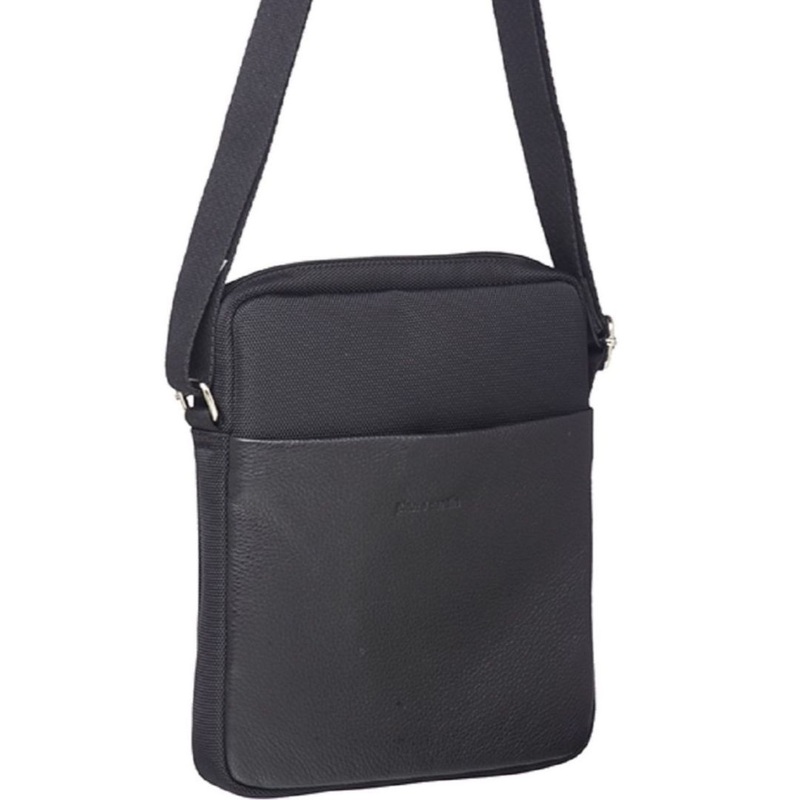 PIERRE CARDIN LEATHER IPAD BAG
