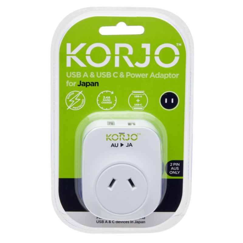 USB A+C & Power Adaptor for Japan (USB ACJA)