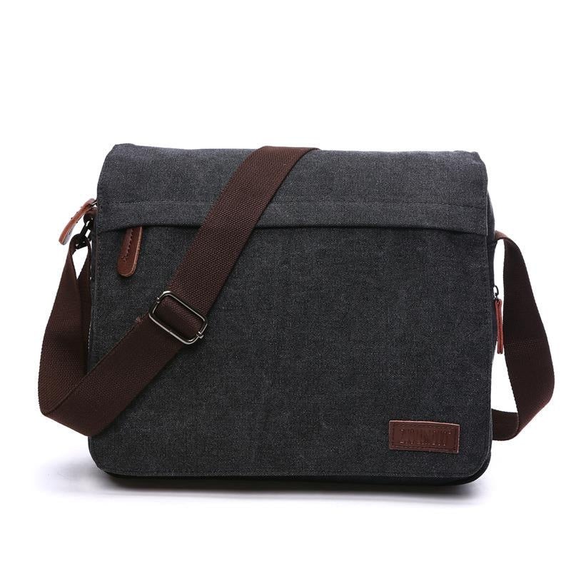 Zuolunduo 8646-1 Vintage style Canvas Messenger & Shoulder Bag
