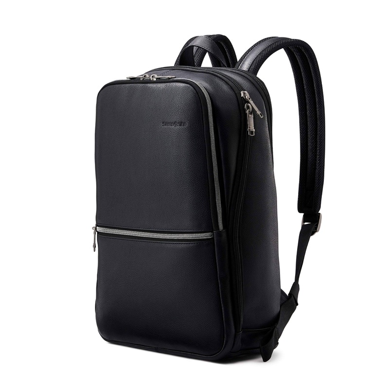 Classic Leather Slim Backpack