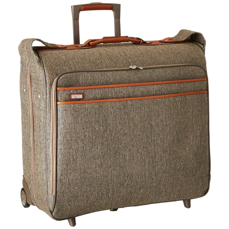 Tweed Collection Large Wheeled Garment Bag Natural Tweed One Size