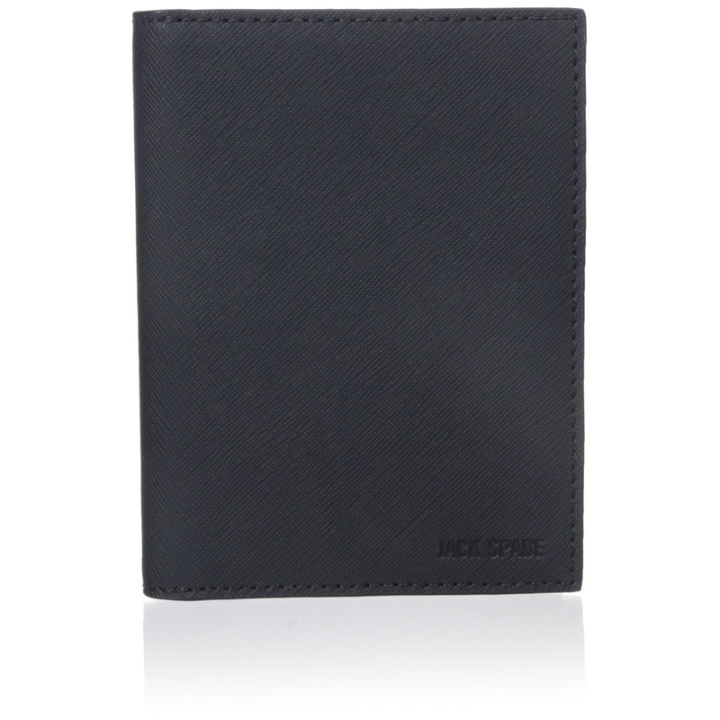 Barrow Leather Passport Wallet Navy