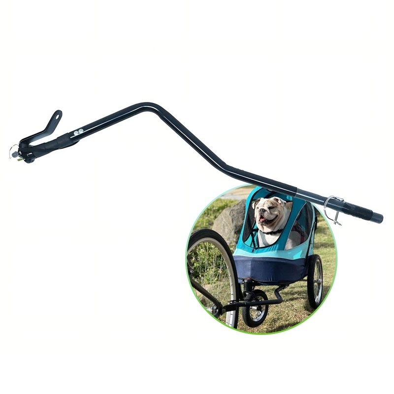 Bike Adapter for All Terrain Pet Jogger, Breeze Pet Jogger, and Trailblazer Pet Jogger, Steel Bike Attachment for Cat & Dog Cart