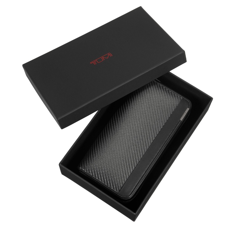 CFX Large Zip Around Travel Wallet Carbon
