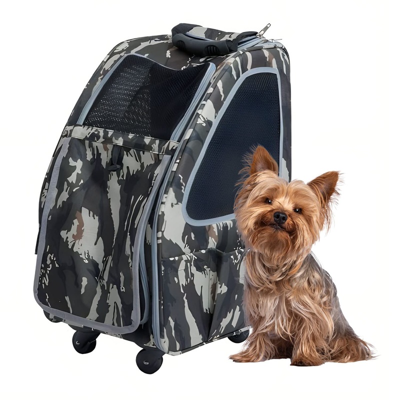 Pet Carrier, Dog Carrier for Small Size Pets, 5-in-1 Ventilated Carrier Bag for Cats & Dogs